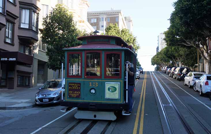 MUNI cable car 13